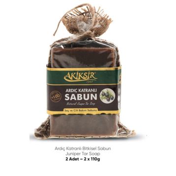 Akiksir 220 gr Ardıç Katranlı Sabun