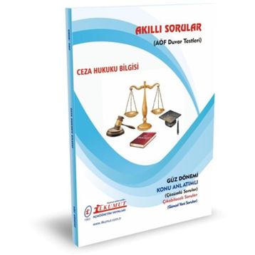 Akıllı Sorular Ceza Hukuku Bilgisi - İlkumut Açıköğretim Yayınları