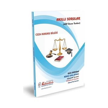 Akıllı Sorular Ceza Hukuku Bilgisi - İlkumut Açıköğretim Yayınları