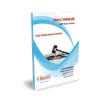 Akıllı Sorular Ceza Yargılaması Hukuku - İlkumut Açıköğretim Yayınları