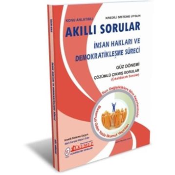 Akıllı Sorular İnsan Hakları ve Demokratikleşme Süreci - İlkumut Açıköğretim Yayınları