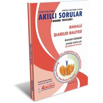 Akıllı Sorular Mahalli İdareler Maliyesi - İlkumut Açıköğretim Yayınları