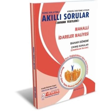 Akıllı Sorular Mahalli İdareler Maliyesi - İlkumut Açıköğretim Yayınları