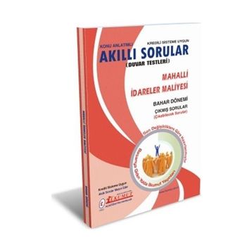 Akıllı Sorular Mahalli İdareler Maliyesi - İlkumut Açıköğretim Yayınları