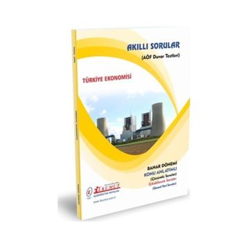 Akıllı Sorular Türkiye Ekonomisi - İlkumut Açıköğretim Yayınları