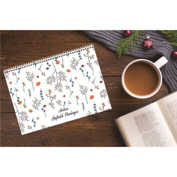AKILLICA Haftalık Planlayıcı 13.5x19.5 cm Weekly Planner Flower Defter