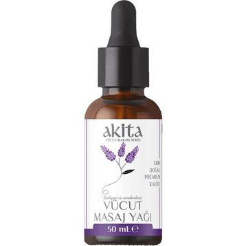 Akita Lavanta 50 ml Vücut Masaj Yağı
