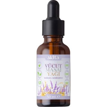 Akita Lavanta 50 ml Vücut Masaj Yağı