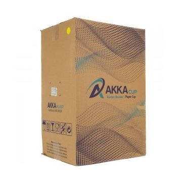 Akka 7 oz 3000'li Coffee Desen Karton Bardak
