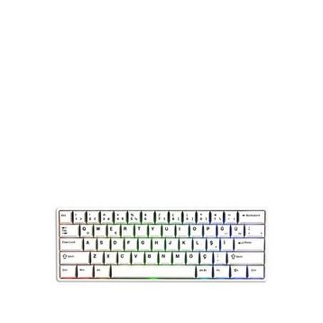Akko MonsGeek Fun60 Max 8K Hz ARGB Kablosuz Beyaz Gaming Klavye