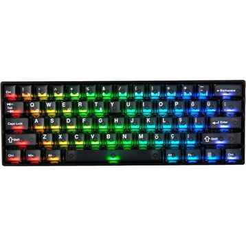 Akko MonsGeek Fun60 Max 8K Hz ARGB Kablosuz Siyah Gaming Klavye