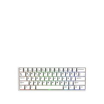 Akko Monsgeek Fun60 Pro Beyaz Hall Effect Glare Switch 8k Hz Argb Mekanik Gaming Klavye