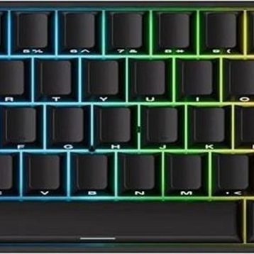 Akko Monsgeek FUN60 Pro Shine-Through Black Hall Effect Manyetik Switch ARGB Kablosuz Hotswap Mekanik Gaming Klavye