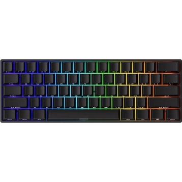 Akko Monsgeek FUN60 Pro Shine-Through Black Hall Effect Manyetik Switch ARGB Kablosuz Hotswap Mekanik Gaming Klavye