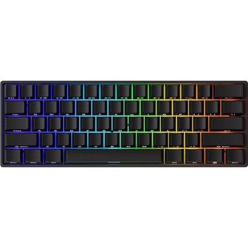 Akko Monsgeek FUN60 Pro Shine-Through Black Hall Effect Manyetik Switch ARGB Kablosuz Hotswap Mekanik Gaming Klavye