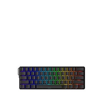 Akko Monsgeek FUN60 Ultra Shine-Through Black TMR Hall Effect Manyetik Switch ARGB Kablosuz Hotswap Mekanik Gaming Klavye