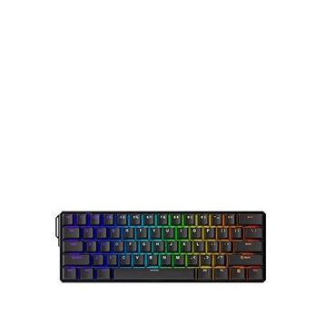 Akko Monsgeek FUN60 Ultra Shine-Through Black TMR Hall Effect Manyetik Switch ARGB Kablosuz Hotswap Mekanik Gaming Klavye