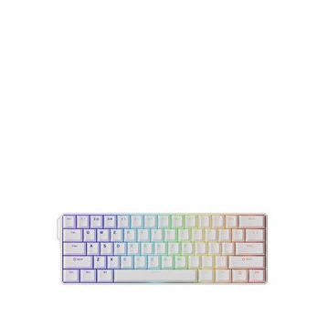 Akko Monsgeek FUN60 Ultra Shine-Through White Hall Effect Manyetik Switch ARGB Kablosuz Hotswap Mekanik Gaming Klavye