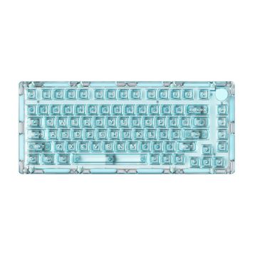 Akko MONSGEEK ICE75 Clear Blue RGB Kablosuz Hotswap Mekanik Gaming Klavye