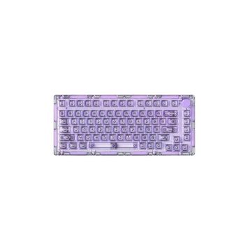 Akko MONSGEEK ICE75 Clear Purple RGB Kablosuz Hotswap Mekanik Gaming Klavye