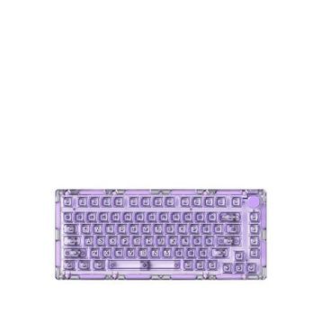 Akko MONSGEEK ICE75 Clear Purple RGB Kablosuz Hotswap Mekanik Gaming Klavye