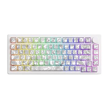 Akko Monsgeek M1 V5 Contour Lines White RGB Kablosuz Hotswap Mekanik Gaming Klavye