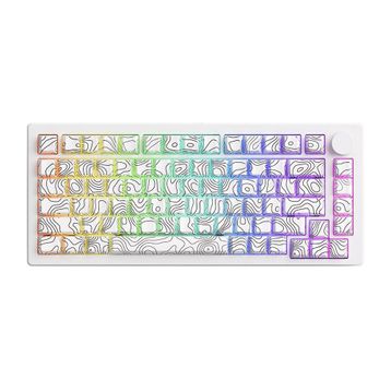 Akko Monsgeek M1 V5 Contour Lines White RGB Kablosuz Hotswap Mekanik Gaming Klavye