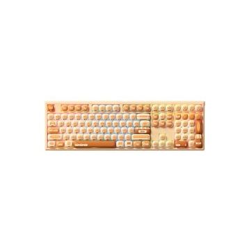 Akko Monsgeek MG108B Bun Wonderland Kahverengi RGB Kablosuz Hotswap Mekanik Gaming Klavye