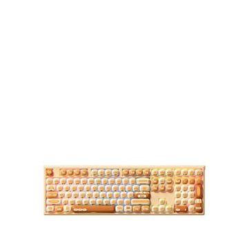Akko Monsgeek MG108B Bun Wonderland Kahverengi RGB Kablosuz Hotswap Mekanik Gaming Klavye