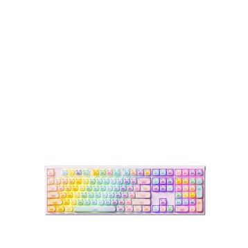 Akko Monsgeek MG108B Colorful Cats Pembe Mor RGB Kablosuz Hotswap Mekanik Gaming Klavye