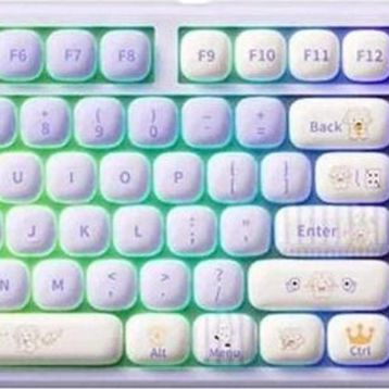 Akko Monsgeek MG108B Magic Lop Bunny RGB Kablosuz Hotswap Mekanik Gaming Klavye
