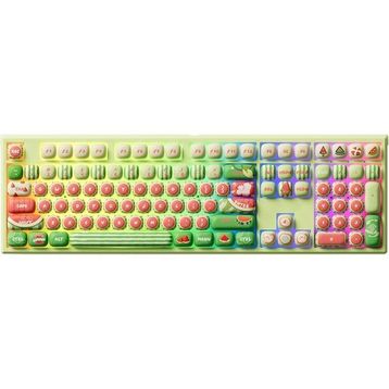 Akko Monsgeek MG108B Watermelon Yeşil Kırmızı RGB Kablosuz Hotswap Mekanik Gaming Klavye