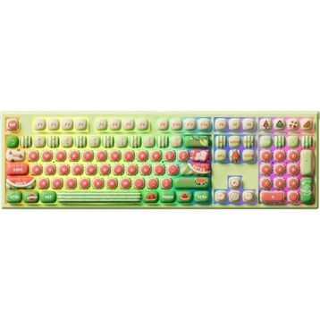 Akko Monsgeek MG108B Watermelon Yeşil Kırmızı RGB Kablosuz Hotswap Mekanik Gaming Klavye
