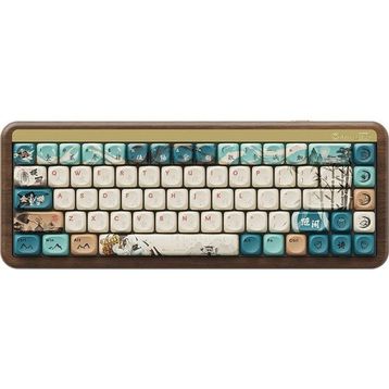 Akko MU01 Joy Of Life Turkuaz Beyaz RGB Kablosuz Hotswap Mekanik Gaming Klavye