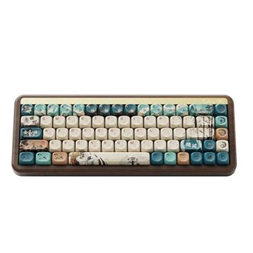 Akko MU01 Joy Of Life Turkuaz Beyaz RGB Kablosuz Hotswap Mekanik Gaming Klavye