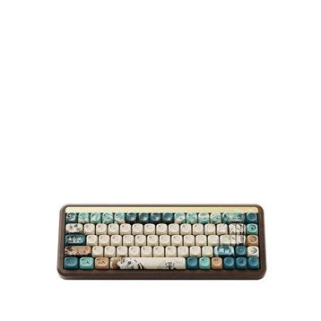 Akko MU01 Joy Of Life Turkuaz Beyaz RGB Kablosuz Hotswap Mekanik Gaming Klavye
