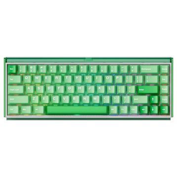 Akko RAY68 He Misty Green White Astroaim Manyetik Switch Kablosuz Gaming Klavye