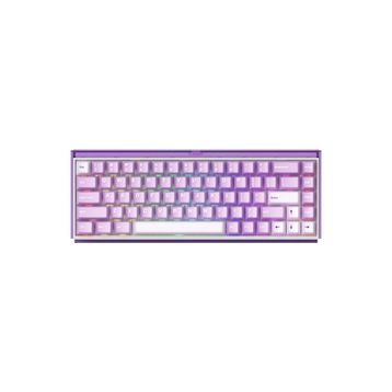 Akko RAY68 He Misty Purple White Astroaim Manyetik Switch Kablosuz Gaming Klavye