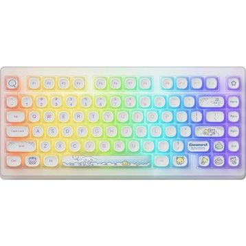 Akko X Cinnamoroll ACR TOP75B Creamy Cyan Switch RGB Kablosuz Hotswap Mekanik Gaming Klavye