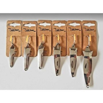 Aklar 6 cm 13 gr Paslanmaz Krom Balıkçı Kaşık