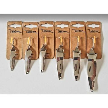 Aklar 7.5 cm 19 gr Paslanmaz Krom Balıkçı Kaşık