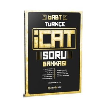 Aklımdavar Yayıncılık ÖABT Türkçe Öğretmenliği İcat Soru Bankası