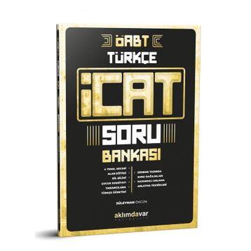 Aklımdavar Yayıncılık ÖABT Türkçe Öğretmenliği İcat Soru Bankası