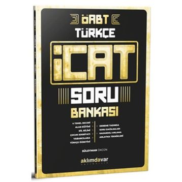 Aklımdavar Yayıncılık ÖABT Türkçe Öğretmenliği İcat Soru Bankası