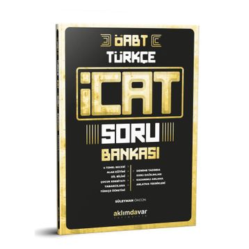 Aklımdavar Yayıncılık ÖABT Türkçe Öğretmenliği İcat Soru Bankası