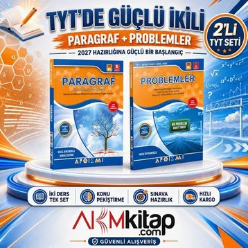 Akm Kitap - Apotemi Paragraf ve Problemler 2 Kitap Set