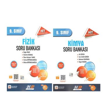 Akm Kitap Hız ve Renk 9.Sınıf HİT Fizik ve Kimya Soru Bankası Seti 2 Kitap