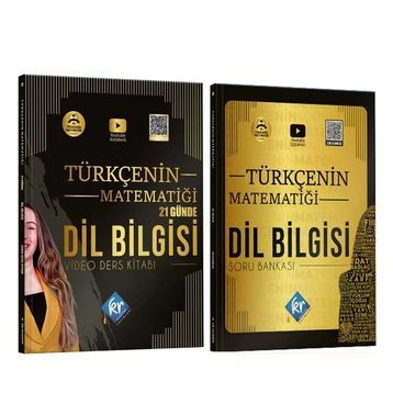 Akm Kitap Kr Akademi TYT AYT KPSS Dil Bilgisi Türkçenin Matematiği Video Ders Kitabı ve Soru Bankası Seti