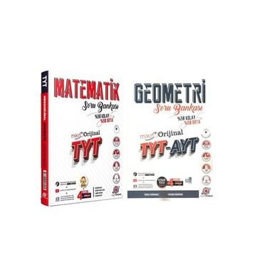 Akm Kitap - Orjinal TYT Mikro Matematik ve Geometri Soru Bankası Seti 2 Kitap