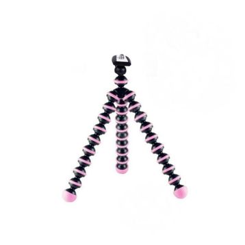 Akrobat Mini Ahtapot Tripod Pembe Telefon Tutucu